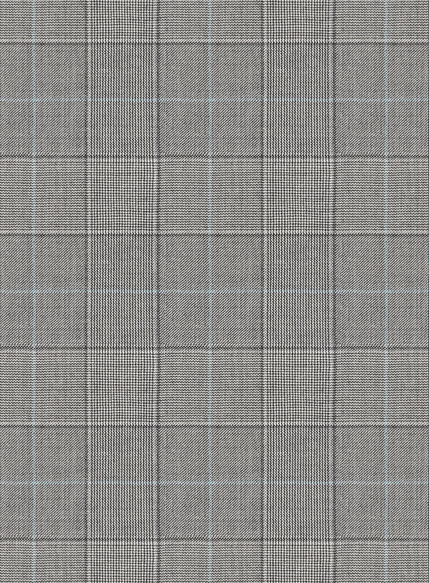 Scabal Londoner Glen Gray Wool Pants 5 Scabal Londoner Glen Gray Wool Pants - Image 3