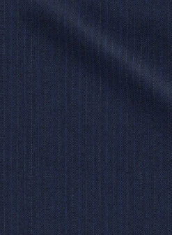 Scabal Londoner Sarcos Stripe Blue Wool Pants -Men's Clothing Shop scaballondonersarcosstripebluewoolpantlk 2