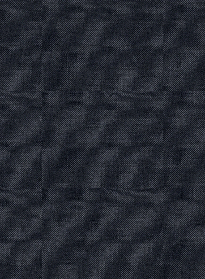 Scabal Londoner Twill Navy Wool Pants 4 Scabal Londoner Twill Navy Wool Pants - Image 2