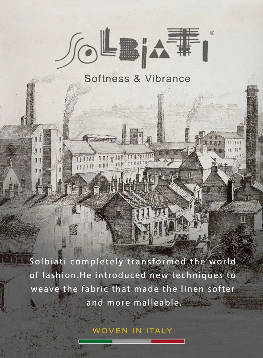 Solbiati Art Du Lin Ebony Blue Linen Pants 8 Solbiati Art Du Lin Ebony Blue Linen Pants - Image 6