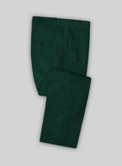 Solbiati Art Du Lin Green Linen Pants