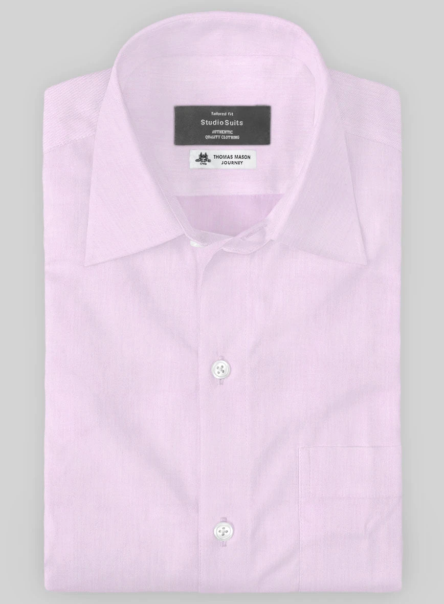 Thomas Mason Light Purple Shirt 3 Thomas Mason Light Purple Shirt