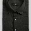 Light Weight Hamburg Charcoal Tweed Shirt