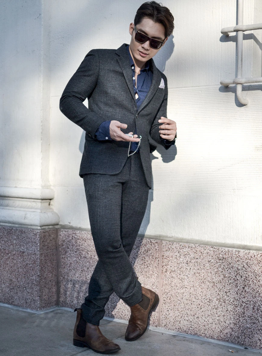 Vintage Glasgow Blue Tweed Suit 6 Vintage Glasgow Blue Tweed Suit - Image 4