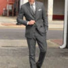 Vintage Glasgow Gray Tweed Suit -Men's Clothing Shop vintglasgraytweedsuitlook