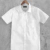 White Poplene Shirt -Men's Clothing Shop whitepopleneshortsleeveshirtlook