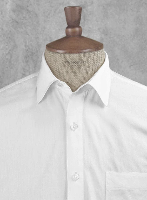 White Poplene Shirt 4 White Poplene Shirt - Image 2