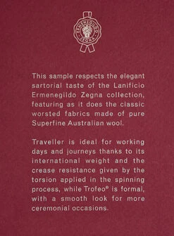 Lanificio Zegna Trofeo Copper Wool Pants -Men's Clothing Shop zegnatimeless 1 99bc55ad 068b 41f4 a153 ad7df933cc60