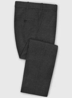 Lanificio Zegna Trofeo Charcoal Wool Pants